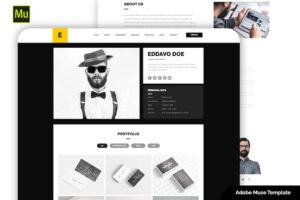 Eddavo - Portfolio and Resume Muse Template