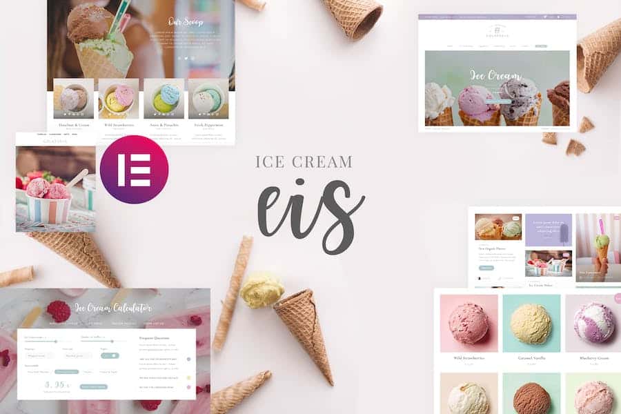 Eis - Ice Cream Shop Template Kit