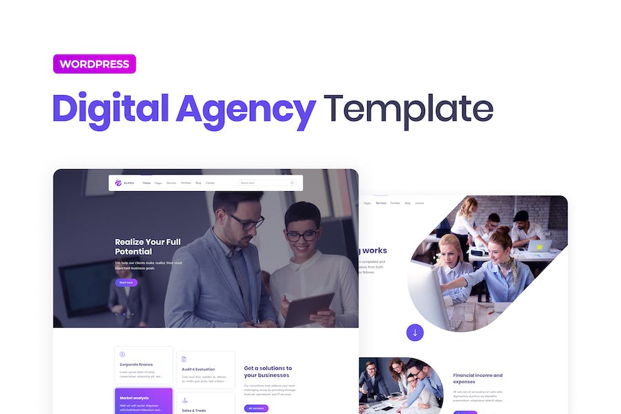 Elipso - Digital Agency Elementor Template Kit