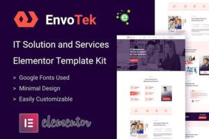 EnvoTek - IT Solution & Services Elementor Template Kit