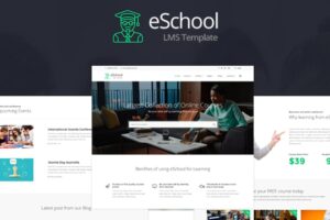 eSchool - Education & Joomla LMS Template