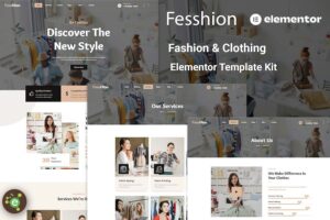 Fesshion - Fashion & Clothing Elementor Template Kit