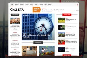 Gazeta - News & Magazine Drupal 8 Theme
