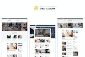 Great Magazine - Responsive Magazine News Drupal