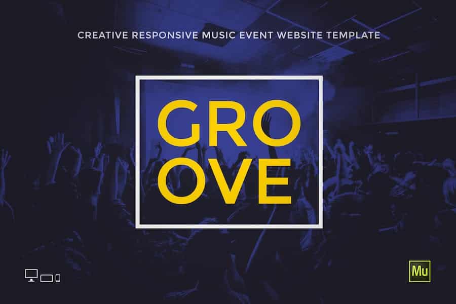 Groove - Music Event / Party Promo Site Template