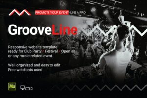 GrooveLine - Music Event / Festival Site Template