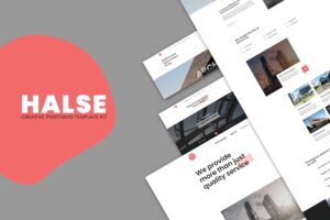 Halse - Architecture & Interior Design Elementor Template Kit