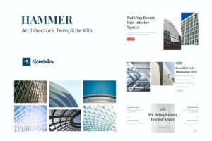 Hammer - Minimal Architecture Elementor Template Kit