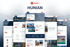 Hunian - Real Estate Elementor Template Kit