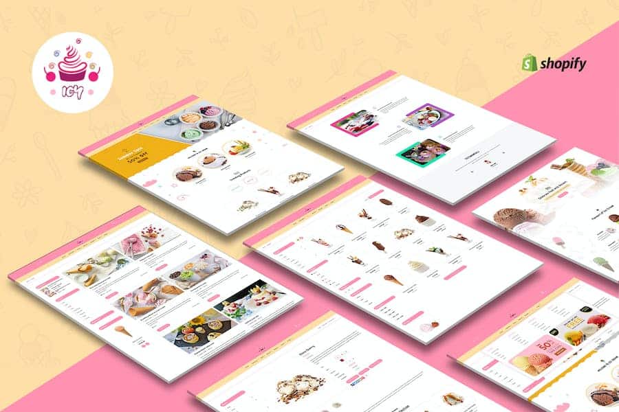 Icy - Ice Cream Sectioned Shopify Theme