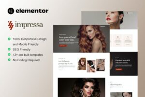 Impressa - Personal Stylist & Makeup Service Elementor Template Kit