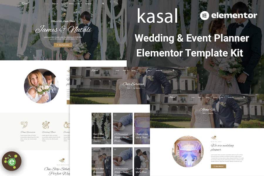 Kasal - Wedding & Event Planner Elementor Template Kit