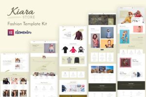 Kiara - Fashion Elementor Template Kit
