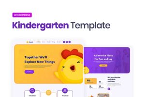 Kooki - Kindergarten Elementor Template Kit