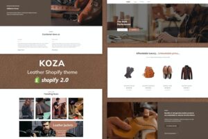 Koza - Leather Market Premium Shopify Theme
