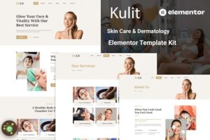 Kulit - Skin Care & Dermatology Elementor Template kit