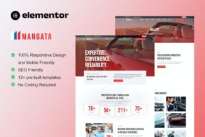 Mangata - Car Painting & Repair Elementor Template Kit