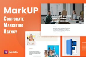 MarkUP - Corporate & Marketing Agency Elementor Template Kit