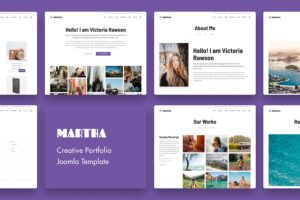 Martha - Creative Portfolio Joomla 4 Template