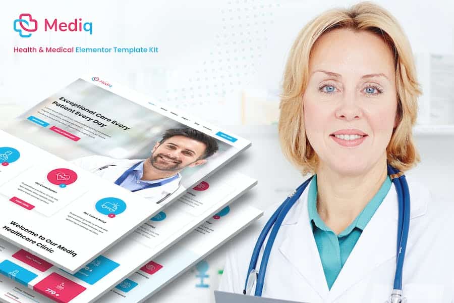 Mediq - Health & Medical Elementor Template Kit