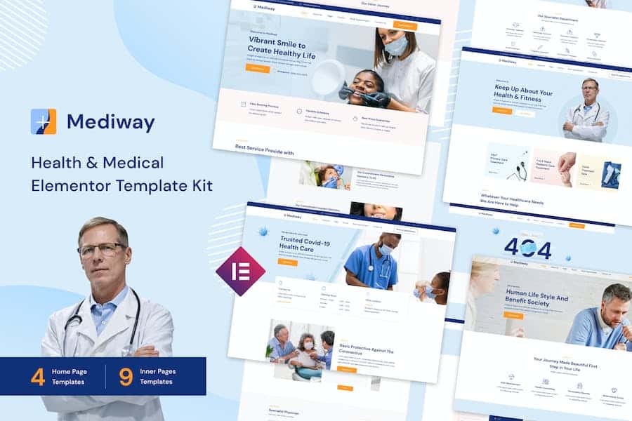 Mediway - Health & Medical Elementor Template Kit