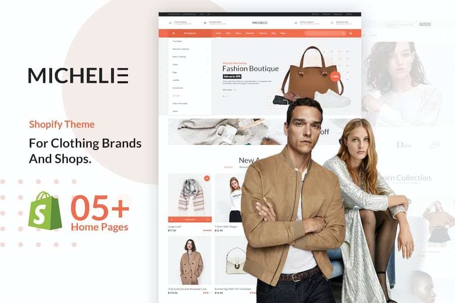 MICHELIE - Minimal & Clean Fashion Shopify Theme
