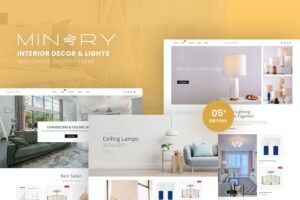 Minery - Interior Decor & Lights  Shopify Theme