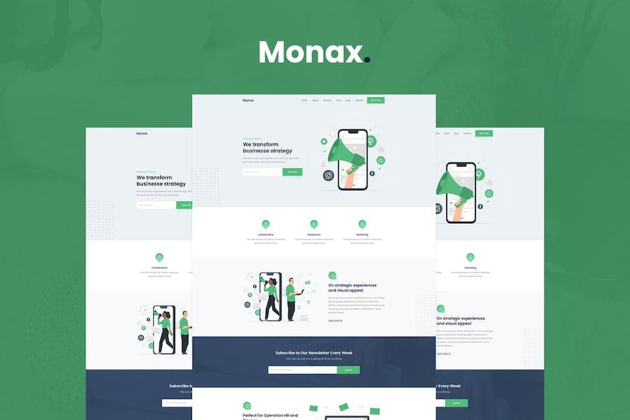 Monax - Saas & Startup Elementor Template Kit