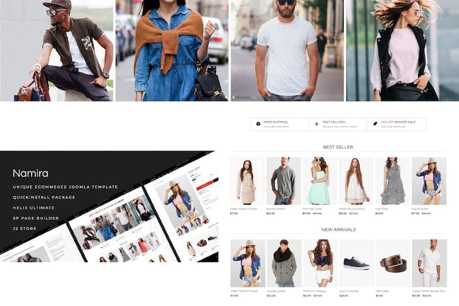 Namira - Unique eCommerce J2Store Joomla Template