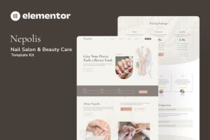 Nepolis - Nail Salon Beauty Care Elementor Template Kit