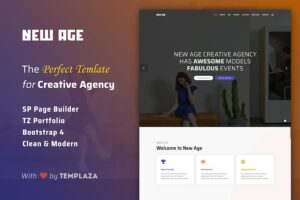 New Age - Creative Agency Joomla 4 Template