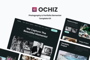 Ochiz - Photography & Portfolio Elementor Template Kit