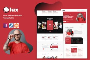 Olux - Creative Personal CV & Resume Portfolio Template Kit