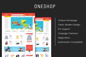 OneShop - Multipurpose Responsive OpenCart 3 Theme