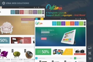 Optima - Responsive Multi Store Joomla 3 Template