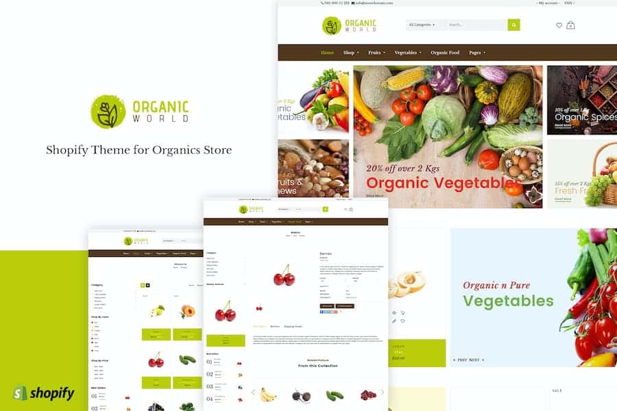 Organic - Shopify Theme for Organics Store