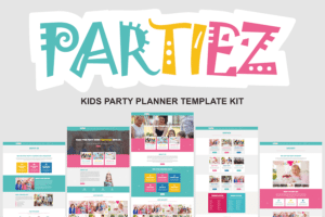 Partiez - Kids Party Planner Elementor Template Kit