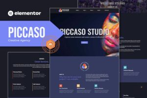 Piccaso - Photography Elementor Template Kit