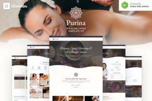 Purina - Spa & Wellness Elementor Template Kit