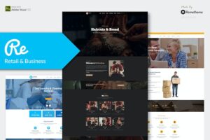 RE - Multi-purpose Responsive Muse Templates YR