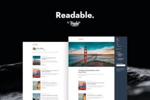Readable: Simple Blogging Theme for Ghost