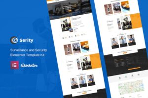 Serity - CCTV & Security Cameras Elementor Template Kit