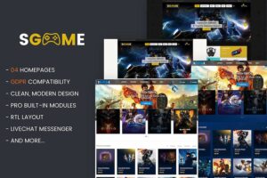 SGame - Responsive Accessories Store OpenCart Them