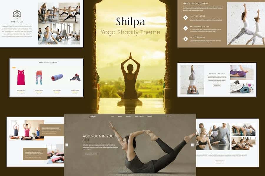 Shilpa - Yoga Store & Fitness Shopify Theme