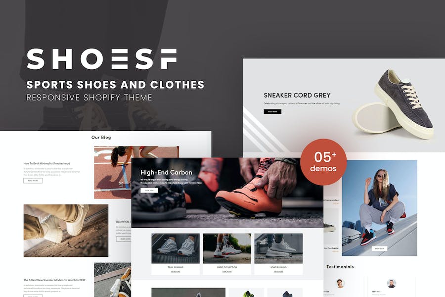 Shoesf - Running Sports Shoes Shopify Theme