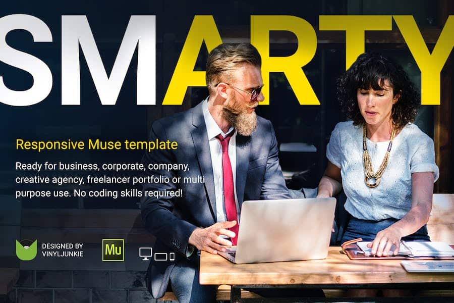 SmArty - Multipurpose Responsive Muse Template