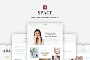 Space - Beauty Salon Elementor Template Kit