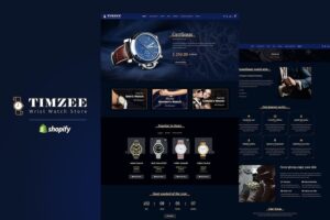 Timzee - Shopify Watch Store & Digital Clock Theme