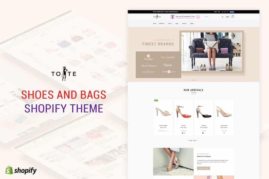 Tote - Shoes and Bags Shopify theme