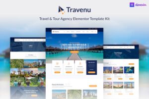 Travenu -  Travel & Tour Agency Elementor Template Kit